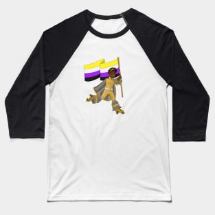 A Non Binary Icon Baseball T-Shirt